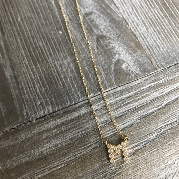 Kate Spade 1 in A Million Stone M Pendant Necklace - Picture 3 of 5